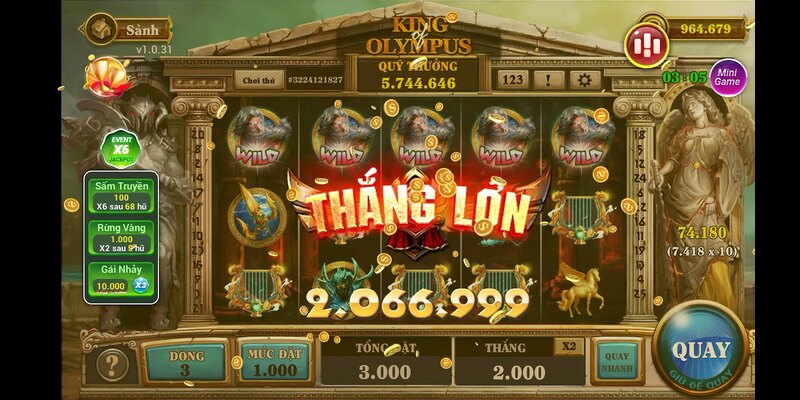 Thắng lớn cùng slot nổ hũ siêu to 